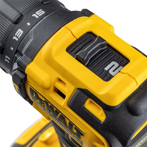 Ударний дриль-шурупокрут безщітковий DeWALT DCD709M2T XR Li-Ion 18В 4Аг 65Нм 450-1650 об/хв патрон 13мм - фото №2