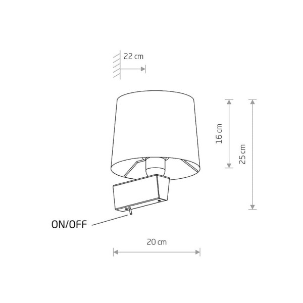 Бра Nowodvorski 8198 Chillin Е27 1x40W IP20 Bl - фото №3