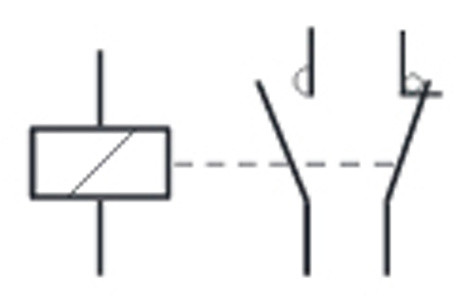Контактор 25A ESC227 (1НО+1НЗ, 230В) 1м Hager - фото №3