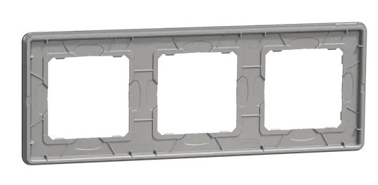 Рамка 3-постовая Schneider Electric Sedna Elements искусственное матовое стекло SDD362803 - фото №3