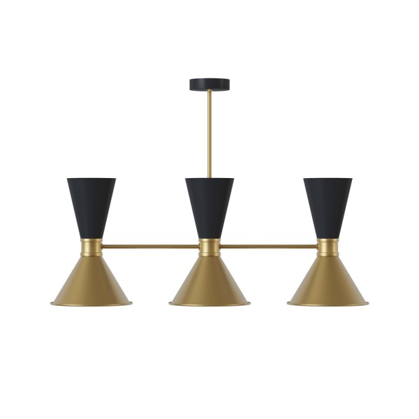 Люстра Pikart 32091-2 E27 12x60W IP20 Чорна