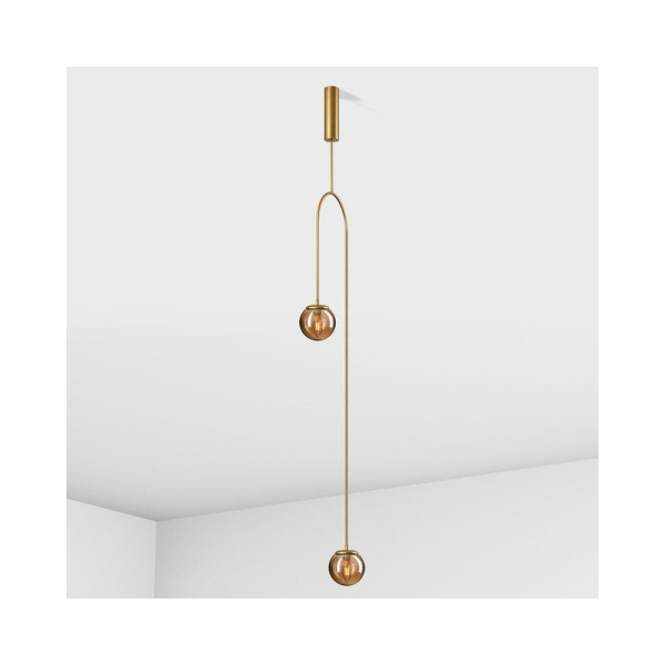 Підвісний світильник, люстра Imperium Light 349224.12.69 Leister E14 2x40W IP20 Золотий