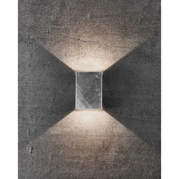 Вуличний світильник Nordlux 2019041031 Fold LED 1x7.5W 3000K 225Lm IP54 сріблястий - фото №1