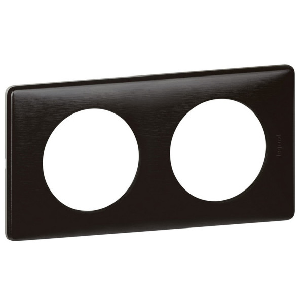 Рамка двойная Legrand Celiane карбон