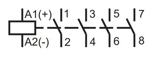 Контактор ETI 002464054 RD 25-40-R-230V AC/DC (AC1) с ручным управлением - фото №13