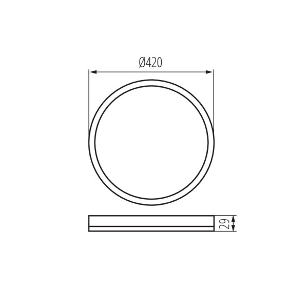 Потолочный светильник Kanlux 31504 Azpo LED 1x22W 4000K 2000Lm IP54 белый - фото №3