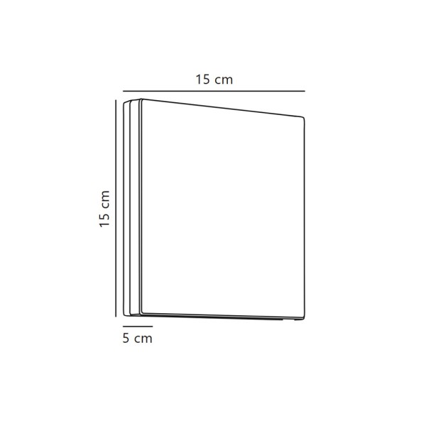 Уличный светильник Nordlux 46951003 Artego Square LED 1x8W 3000K 484Lm IP54 черный - фото №3