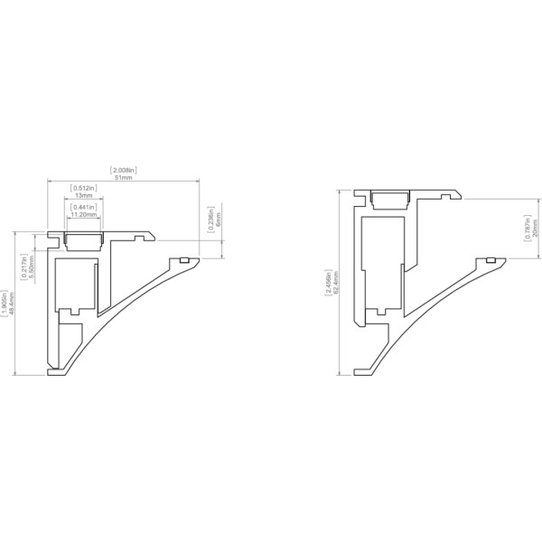 LED-профіль KLUS PULA, 3 метр (KLUS_A18035A_3) - фото №6