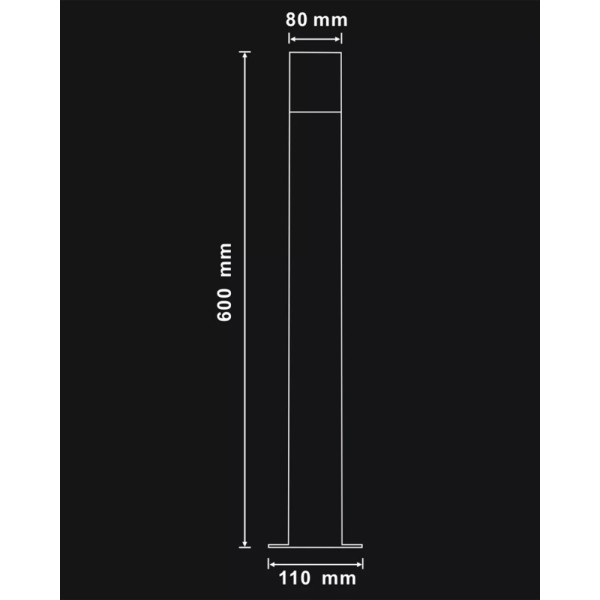 Вуличний світильник Goldlux 315984 Dallas E27 1x12W IP44 GR - фото №4