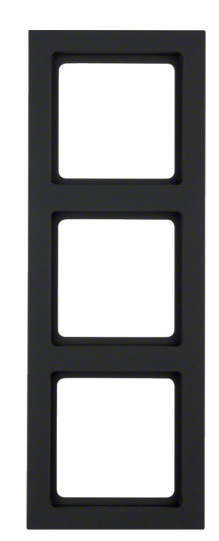 Рамка 3-местная антрацит Berker Q.3