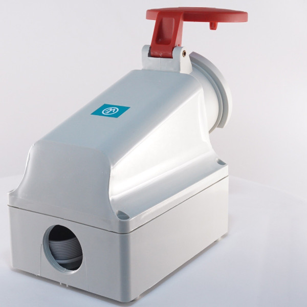 Накладний трифазний роз'єм WALTHER WL161 (3P+N+E) 63А 380V IP44 - фото №1