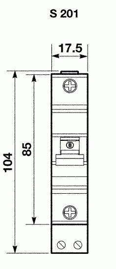 Защитный выключатель ABB S201-B63 тип B 63А - фото №1
