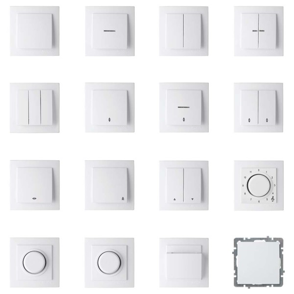 Світлорегулятор Nilson Touran білий під LED 30-300W ( 24111078 ) - фото №1