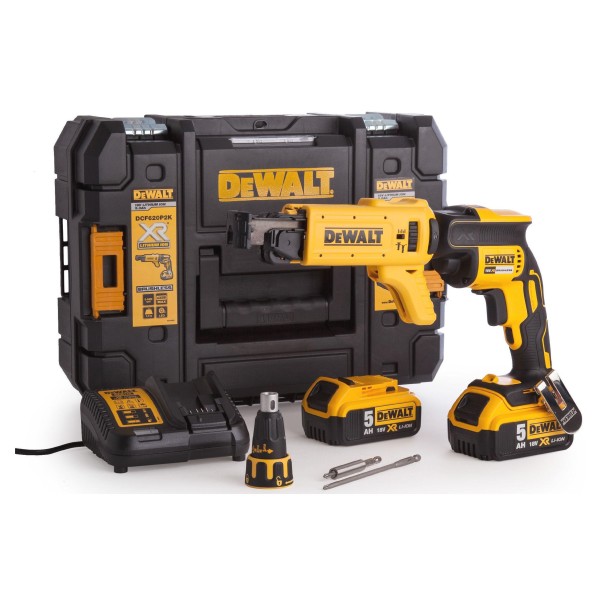 Безщітковий акумуляторний шуруповерт DeWALT DCF620P2K 18В - фото №5