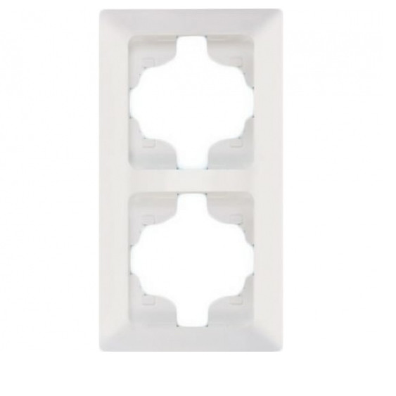 Вертикальна 2-на рамка NE-AD ARAS 93-10-61 біла