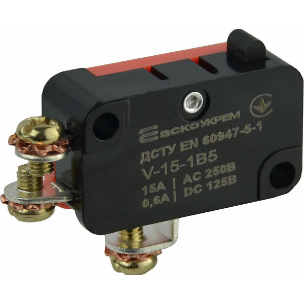 Конечный мини-выключатель Аско-Укрем V-15-1B5 (A0050040022) - фото №2