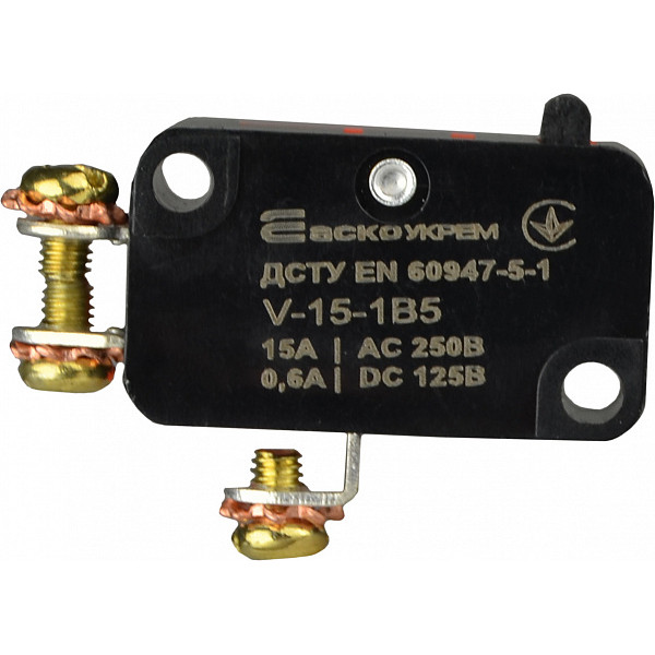Конечный мини-выключатель Аско-Укрем V-15-1B5 (A0050040022) - фото №3