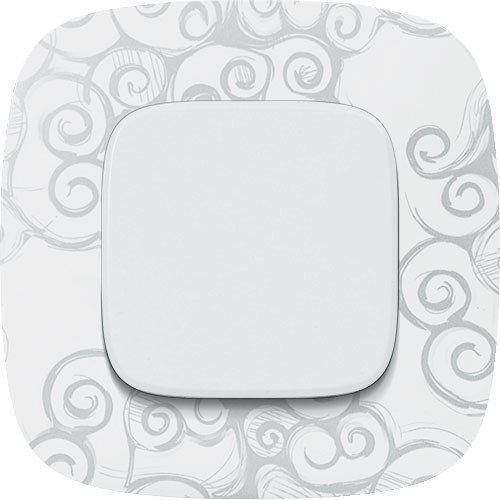 Рамка одноместная Legrand Valena Allure нарцис хром - фото №1