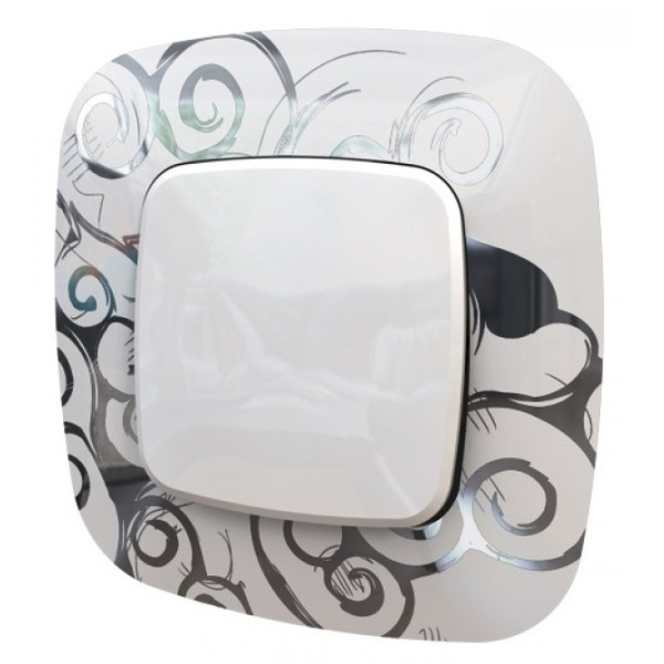 Рамка одноместная Legrand Valena Allure нарцис хром - фото №3