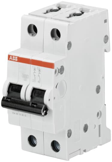 Автоматичний вимикач ABB S202-C6 тип C 6А - фото №1