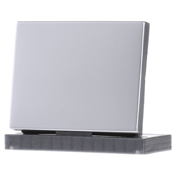 Одинарная клавиша выключателя Berker K.5 14057003 (алюминий) - фото №1