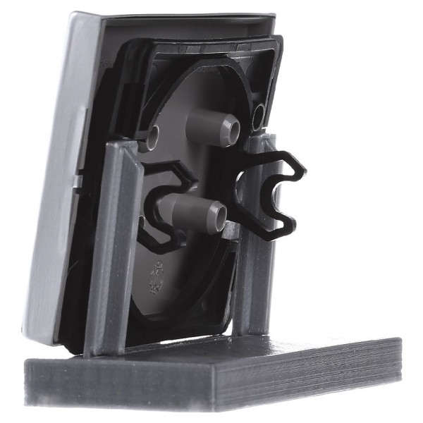 Одинарная клавиша выключателя Berker K.5 14057003 (алюминий) - фото №3