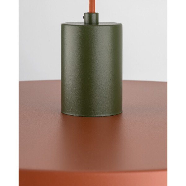 Підвісний світильник, люстра TK Lighting 10750 Sila E27 1x15W IP20 цегляний - фото №4