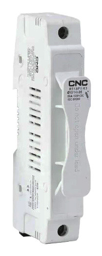 Держатель предохранителя CNC PV-63L 1 полюс SOLAR 14х85 1500В DC 63А (Б00031372)