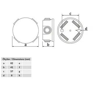 Термопластикова коробка Bemis BB2-0141-0003 ABS Ø70 IP44 (5.1.1.98533) - фото №1