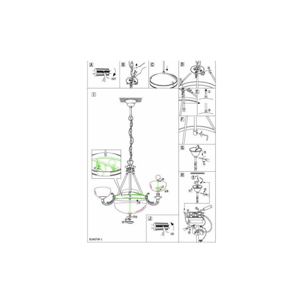 Люстра подвесная Eglo 82748 Savoy - фото №2