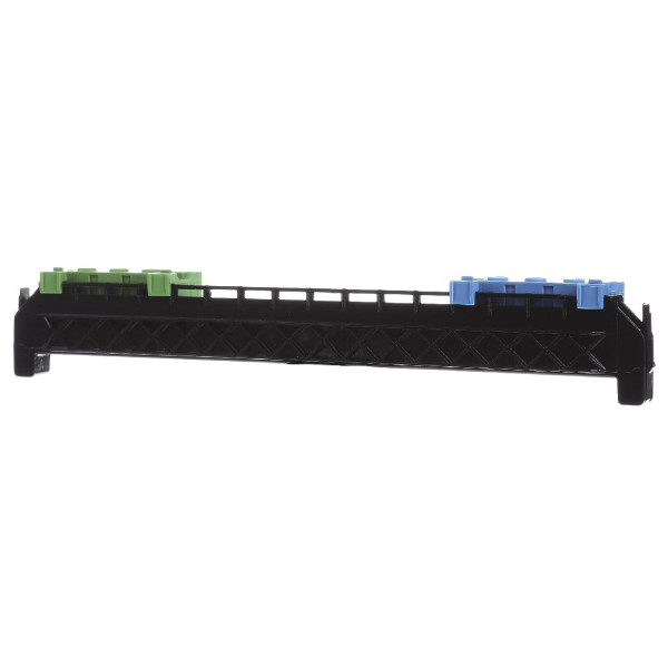 Шины (с держателем) РЕ и N Hager VZ461 для 1-рядных щитков Volta - фото №3