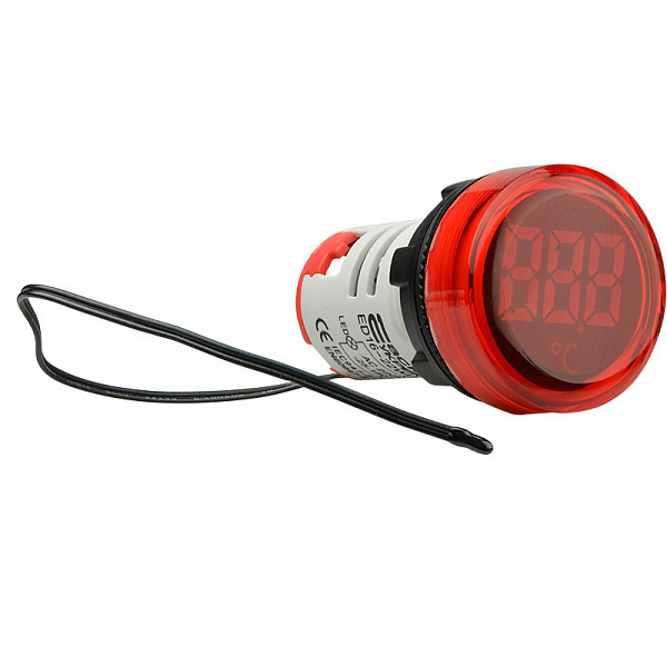 Цифровий вимірювач температури Аско-Укрем ED16-22WD -25°С-150°C червоний (A0190010043)