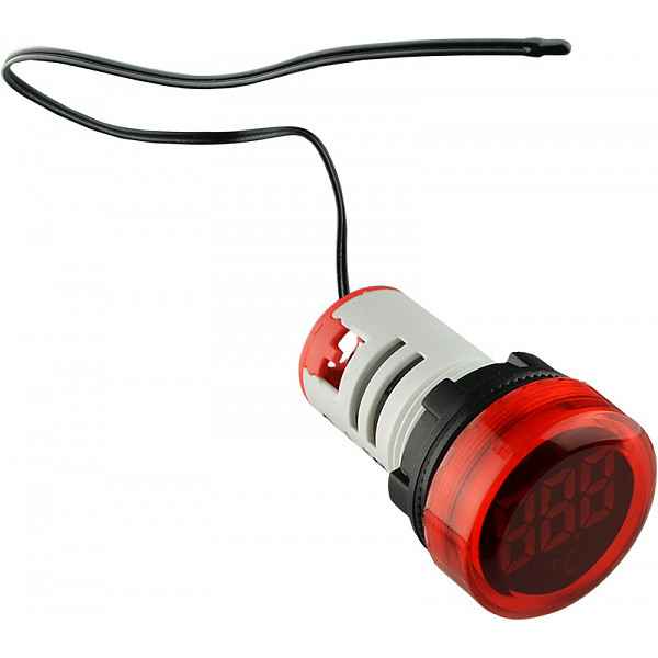 Цифровий вимірювач температури Аско-Укрем ED16-22WD -25°С-150°C червоний (A0190010043) - фото №1