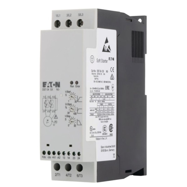 Пристрій плавного пуску Eaton DS7-340SX016N0-N (напруга керування 24В AC/DC)