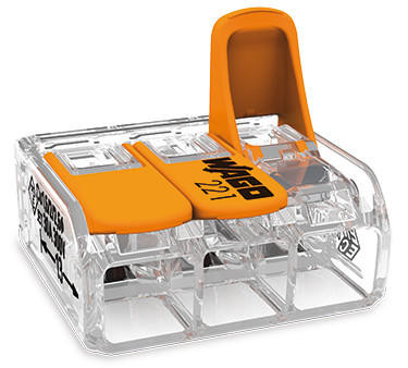 Клемма на 3 провода WAGO COMPACT 41А - фото №1