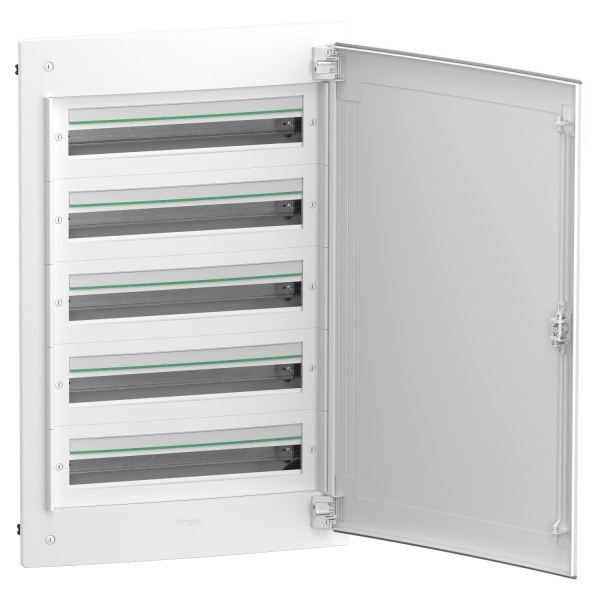 Встраиваемый щит Schneider Electric PrismaSeT XS LVSXN524 5 рядов 120М белые двери - фото №1