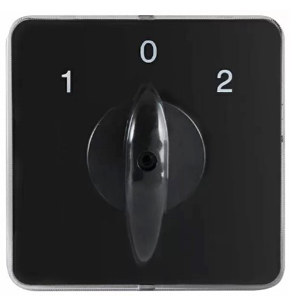 Пакетный переключатель Аско-Укрем ПКП Е9 1.831 A0110010002 (1-0-2 1 полюс) - фото №2