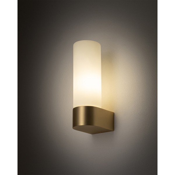 Бра для ванної, світильник Nowodvorski 10724 Natalie G9 1x10W IP44 латунний - фото №1