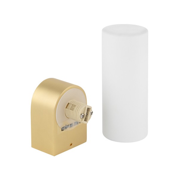 Бра для ванної, світильник Nowodvorski 10724 Natalie G9 1x10W IP44 латунний - фото №2