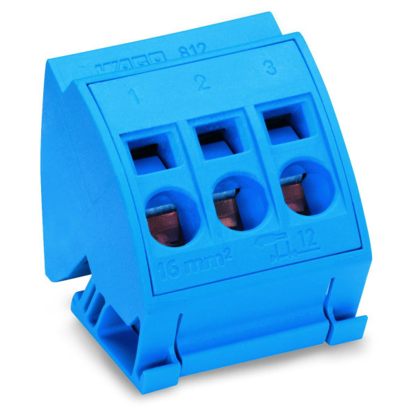 Збірна клемна колодка Wago 812-114 16мм (синя)