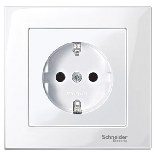 Рамка 1-пост. Merten M-Plan полярно-білий, MTN515119 - фото №2