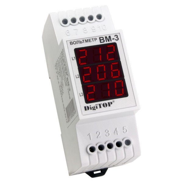 Вольтметр DigiTOP ВМ-3 - фото №3