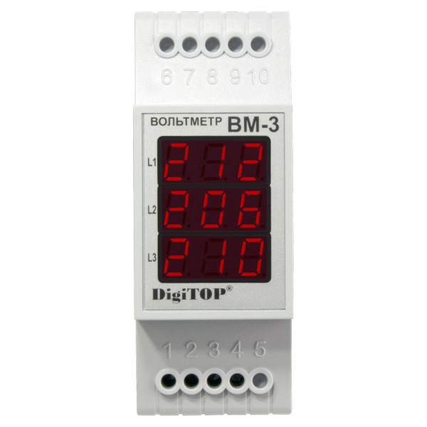 Вольтметр DigiTOP ВМ-3 - фото №5