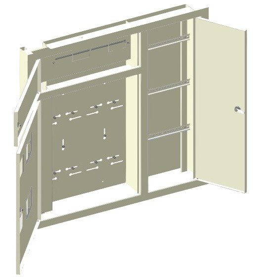 Поверховий розподільний щит ЩЕ-5ст 02 - фото №1