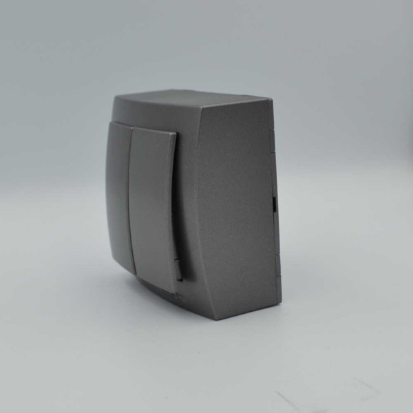 Вимикач Nilson Themis антрацит 2кл ( 26161003 ) - фото №2