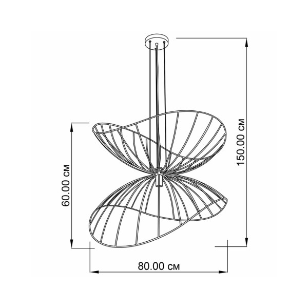 Люстра подвесная Imperium Light 289160.05.05 Butterfly - фото №3