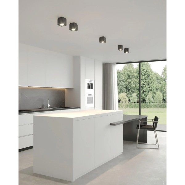 Точковий світильник Nordlux 2110400103 Ethan GU10 1x50W IP20 чорний - фото №1