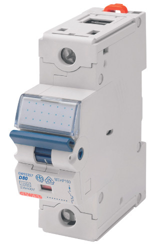 Автоматический выключатель GEWISS MTHP160 1P D 80А 16кА (GW93357)