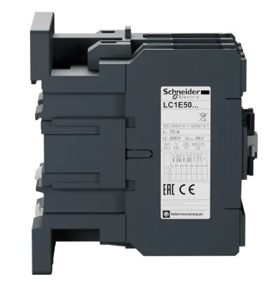 Контактор Schneider Electric LC1E50M5 3Р Е 50А АС3 220В - фото №1