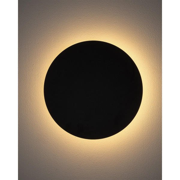 Бра, настінний світильник Nowodvorski 7635 Ring M LED 1x10W 3000K 130Lm IP20 чорний - фото №2